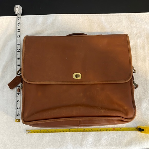Coach Handbags - Coach Leather Briefcases/Computer Bag. Tan.